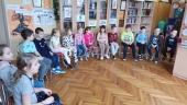 Z WIZYTĄ W BIBLIOTECE SZKOLNEJ.